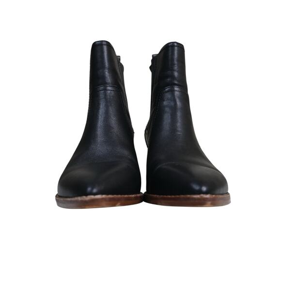 Madewell Womens 6 The Western Ankle Boot in Black Leather - Picture 4 of 10